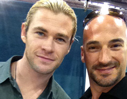 Chris Hemsworth and Jack Macaluso