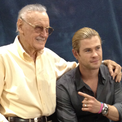 Chris Hemsworth and Stan Lee - Wizard World Comic Con 2012