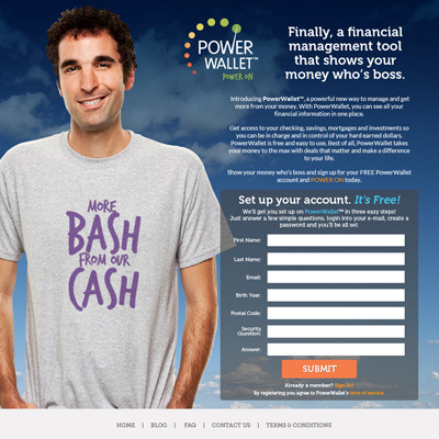 Landing Page - Page Composition