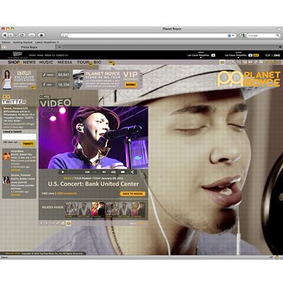 Prince Royce - Home Page - Web Q1 2012