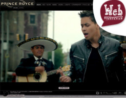 Prince Royce web presents - Creative Direction, Design: Swagger Group. Build, Design: Atlantic Records