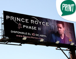 Prince Royce Billboard - Puerto Rico 2012