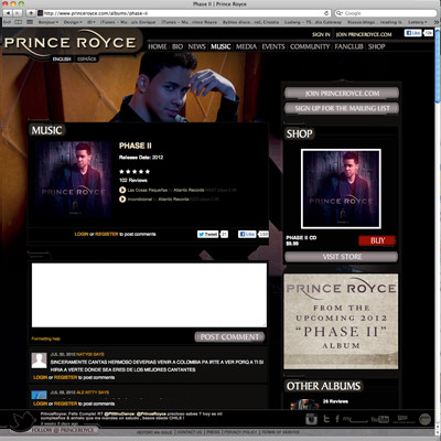 Prince Royce - Web Presents - Q2 2012